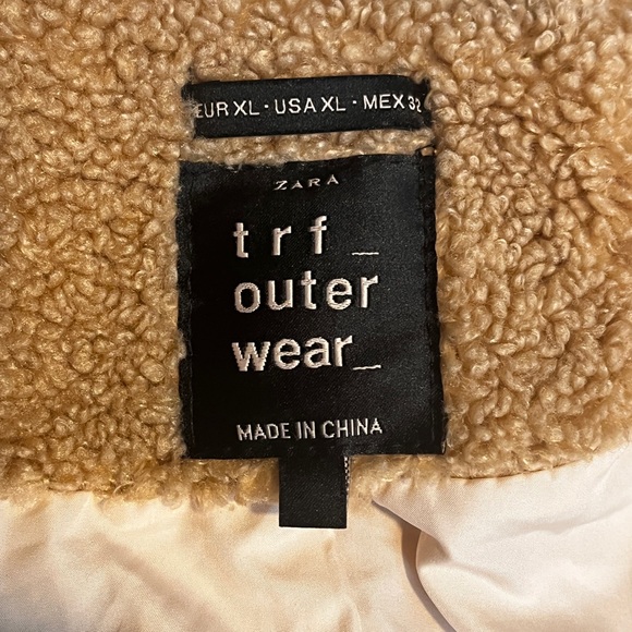 Zara Women Patchwork Effect Fabric Jacket Size XL 4341/281 - Picture 10 of 14